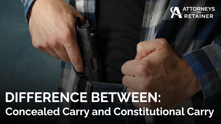 What Is the Difference Between Concealed Carry and Constitutional Carry?