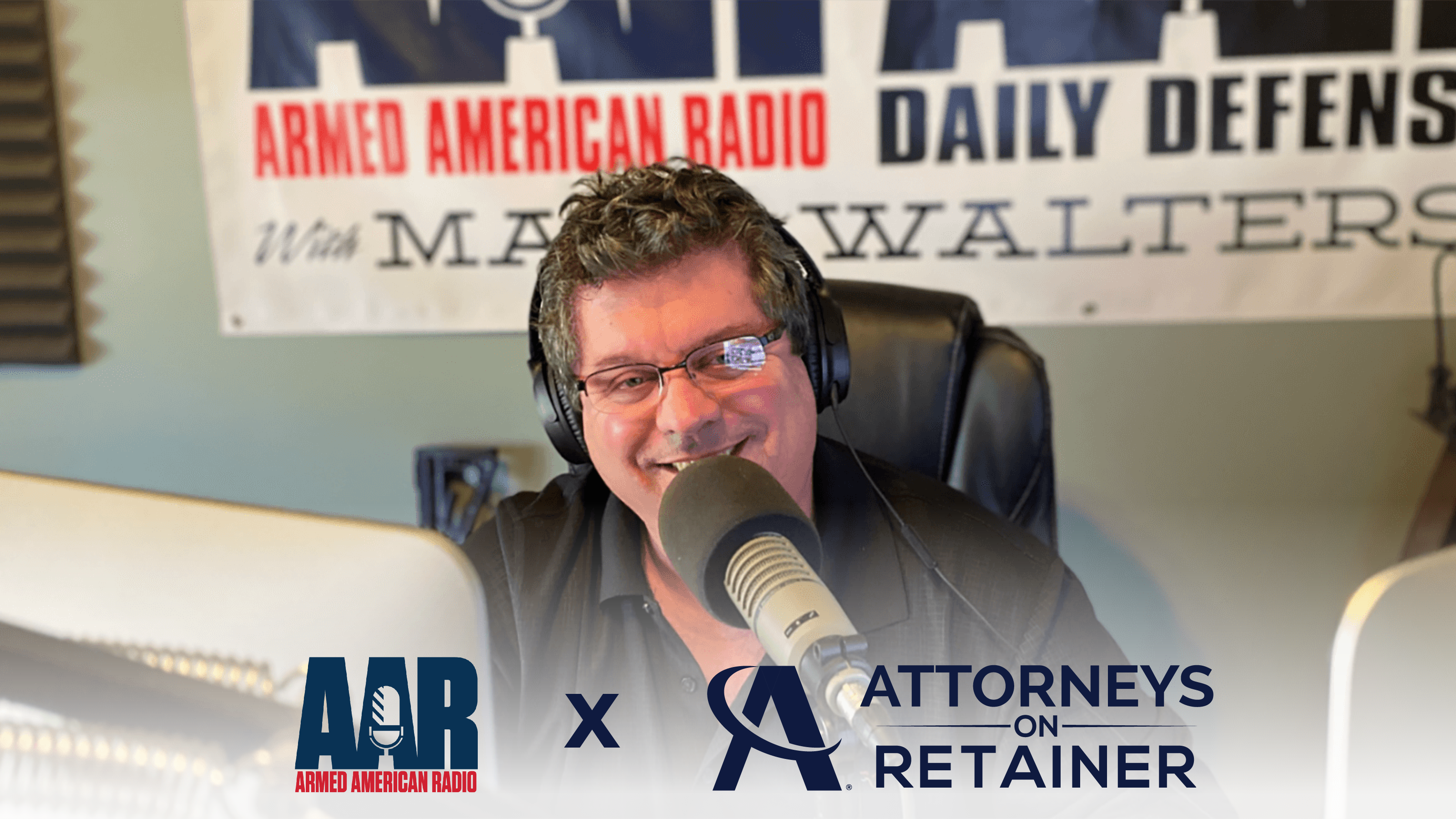 Armed American Radio Mark Walters In Studio With Attorneys On Retainer