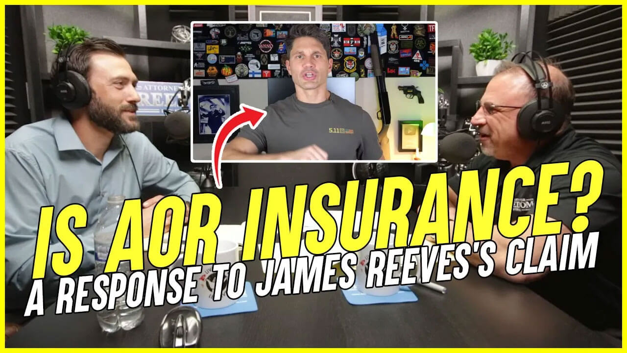 James Reeves Calls AOR "INSURANCE!" - Attorneys Marc J. Victor & Andy Marcantel Respond feature image