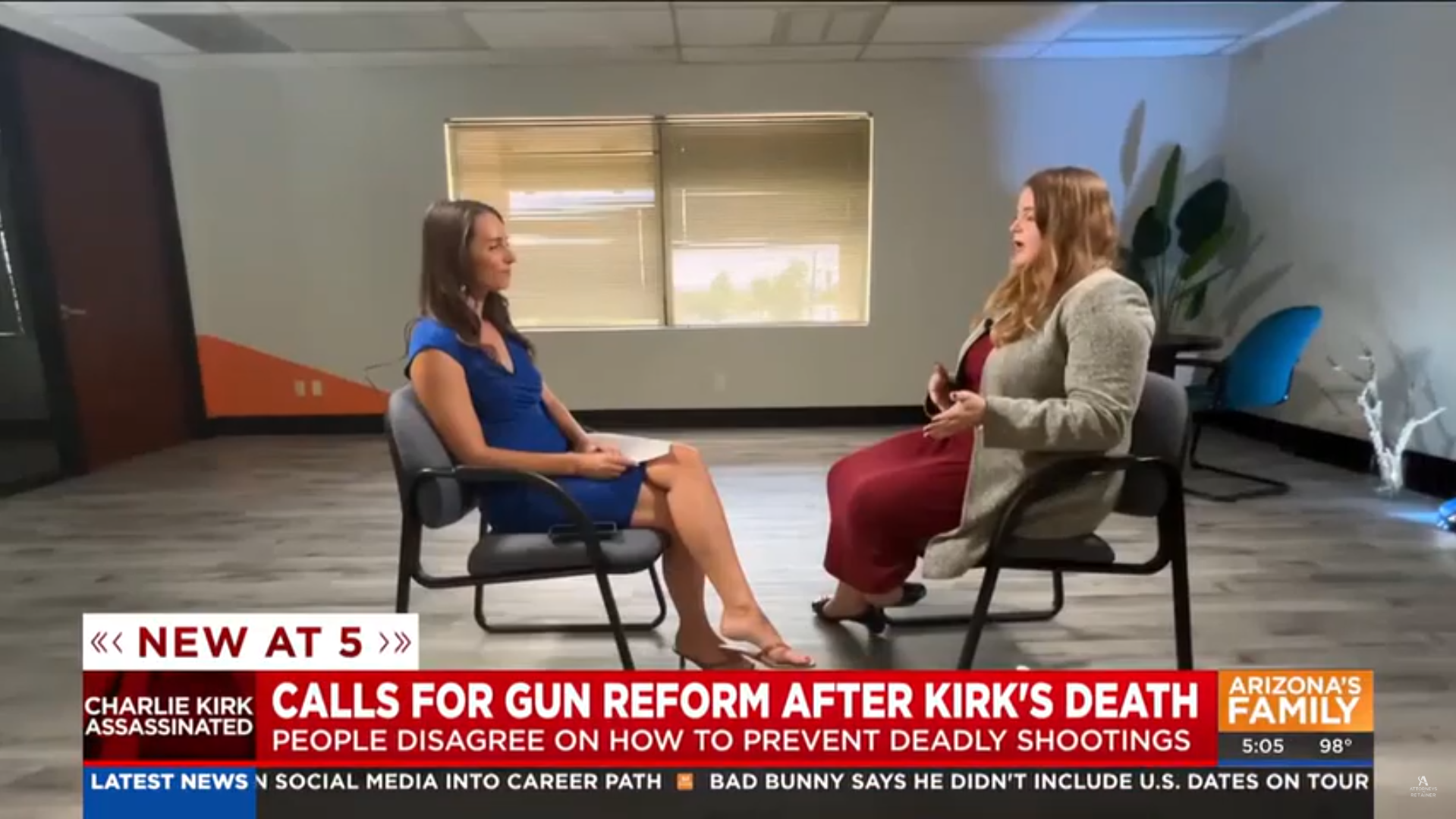 Attorney Rachel A. Moss discusses the Charlie Kirk shooting and 2A rights on AZ Family News