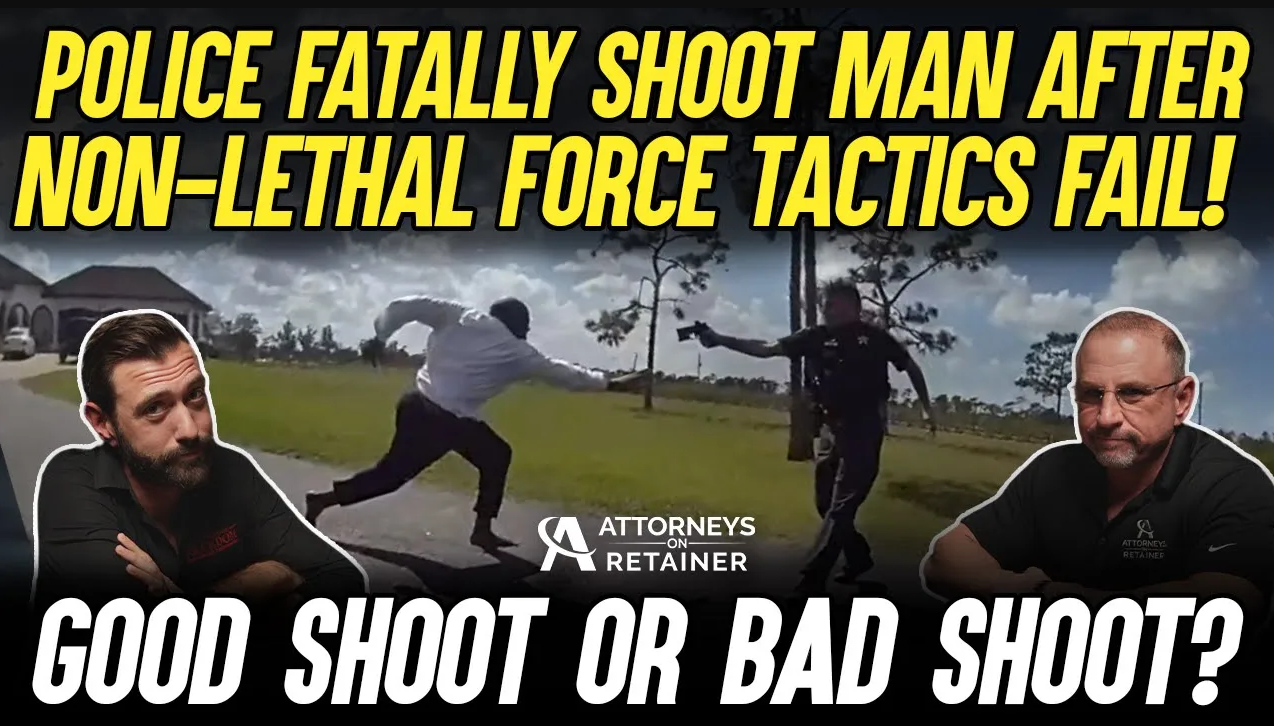 Police Shoot Man After Non-Lethal Force Fails!: Legal Analysis by Marc J. Victor and Andy Marcantel