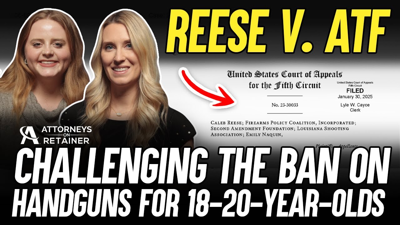 Should FFL's Be Banned From Selling Handguns to 18-20-Year-Olds? - Reese v. ATF Discussion